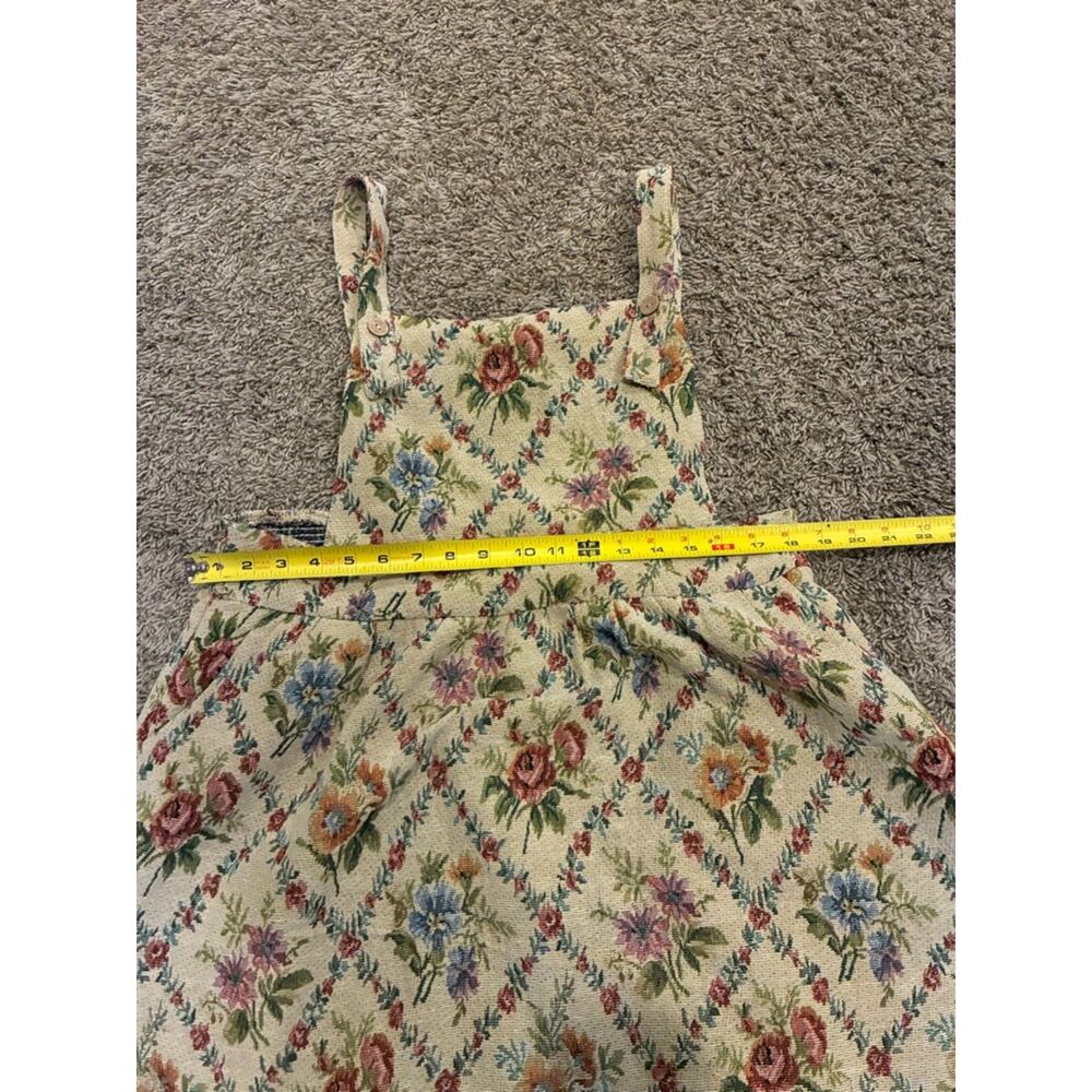 Polagram Floral Tapestry Mini Apron Unique Cottagecore Grandma Nostalgic Fun - Picture 13 of 16